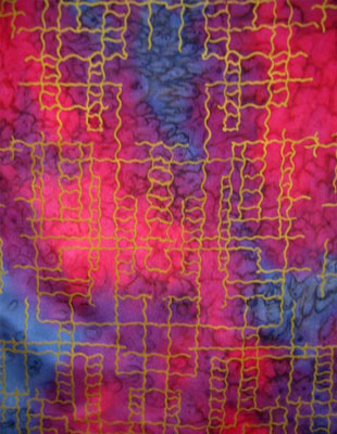 Silk Shawls featuring warp and weft designs