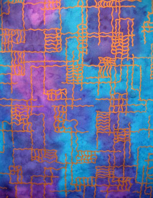 Silk Shawls featuring warp and weft designs