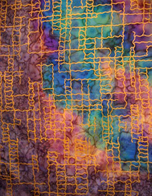 Silk Shawls featuring warp and weft designs