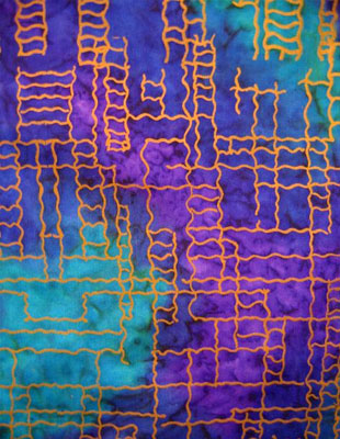 Silk Shawls featuring warp and weft designs