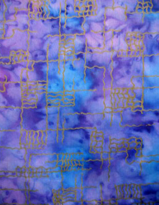 Square Silk Scarves featuring warp and weft designs