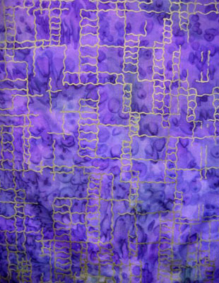Square Silk Scarves featuring warp and weft designs