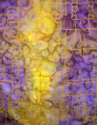 Square Silk Scarves featuring warp and weft designs