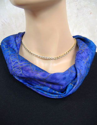 Square Silk Scarves featuring warp and weft designs