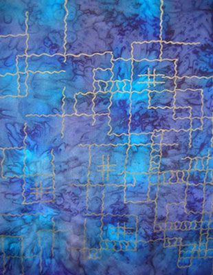 Square Silk Scarves featuring warp and weft designs