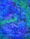Long Silk Scarves featuring Blue Water Dreaming Aboriginal designs