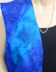 Silk Shawls featuring Blue Water Dreaming Aboriginal designs