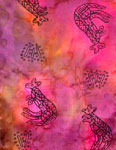 Long Silk Scarves featuring Inland Aboriginal designs