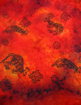 Long Silk Scarves featuring Inland Aboriginal designs