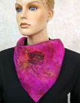 Square Silk Scarves featuring Inland Aboriginal designs