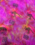 Square Silk Scarves featuring Inland Aboriginal designs