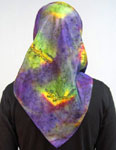 Square Silk Scarves featuring Inland Aboriginal designs