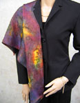 Square Silk Scarves featuring Inland Aboriginal designs