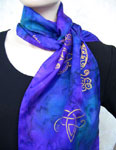 Long Silk Scarves featuring Dolphin designs
