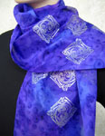 Long Silk Scarves featuring Celtic art designs