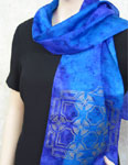 Long Silk Scarves featuring Dolphin designs