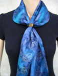 Long Silk Scarves featuring Dolphin designs
