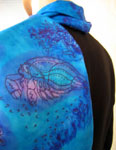 Long Silk Scarves featuring Dolphin designs
