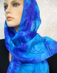 Long Silk Scarves featuring Dolphin designs