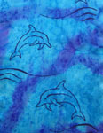 Long Silk Scarves featuring Dolphin designs