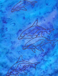 Long Silk Scarves featuring Dolphin designs