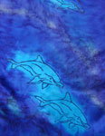 Long Silk Scarves featuring Dolphin designs