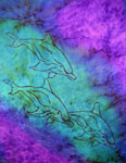 Silk Shawls featuring Dolphin designs