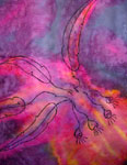 Pure Silk flowering gum square scarves