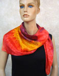 Pure Silk flowering gum square scarves