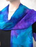 Long Silk Scarves featuring Harp designs
