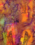 Square Silk Scarves featuring Harp designs