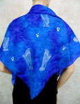 Square Silk Scarves featuring Harp designs
