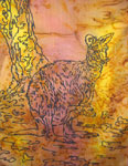 Long Silk Scarves featuring Kangaroo designs