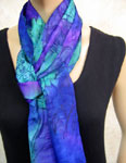 Long Silk Scarves featuring Koala designs