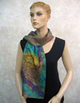 Long Silk Scarves featuring Koala designs