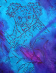 Square Silk Scarves featuring Koala designs