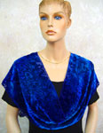 Devore Velvet painted Scarves