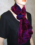 Devore Velvet painted Scarves
