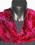 Devore Velvet painted Scarves