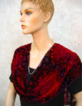 Devore Velvet painted Scarves
