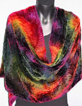 Devore Velvet painted Shawls