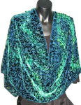 Devore Velvet painted Shawls