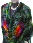 Devore Velvet painted Shawls