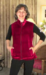 Deep Pile Velvet Polar Vest