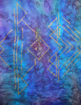 Silk Shawls featuring warp and weft designs