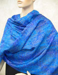 Silk Shawls featuring warp and weft designs