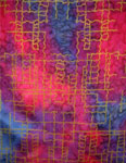 Silk Shawls featuring warp and weft designs