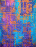 Silk Shawls featuring warp and weft designs