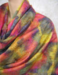 Silk Shawls featuring warp and weft designs