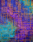 Silk Shawls featuring warp and weft designs